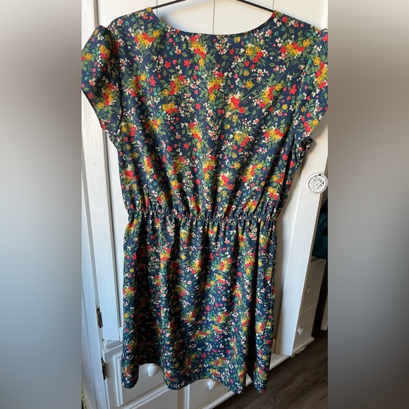 Tucker for Target Vibrant Floral V-Neck Mini Dress - Picture 9 of 9